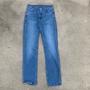 Levis Jeans Mens 29x30 Blue Pants 514 Straight Denim Workwear Stretch Tag‎ 29x32